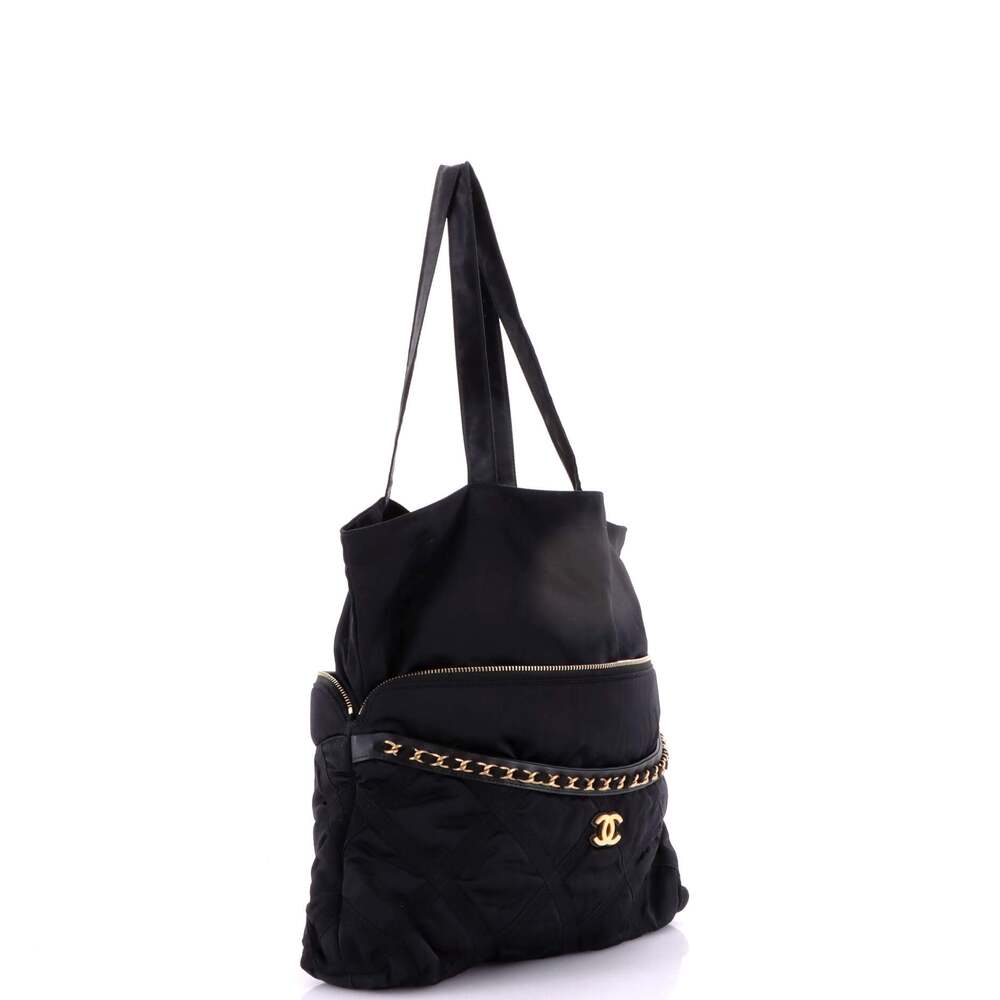 Chanel Lifestyle Foldable Tote Nylon #260846C21B - Picture 2 of 7